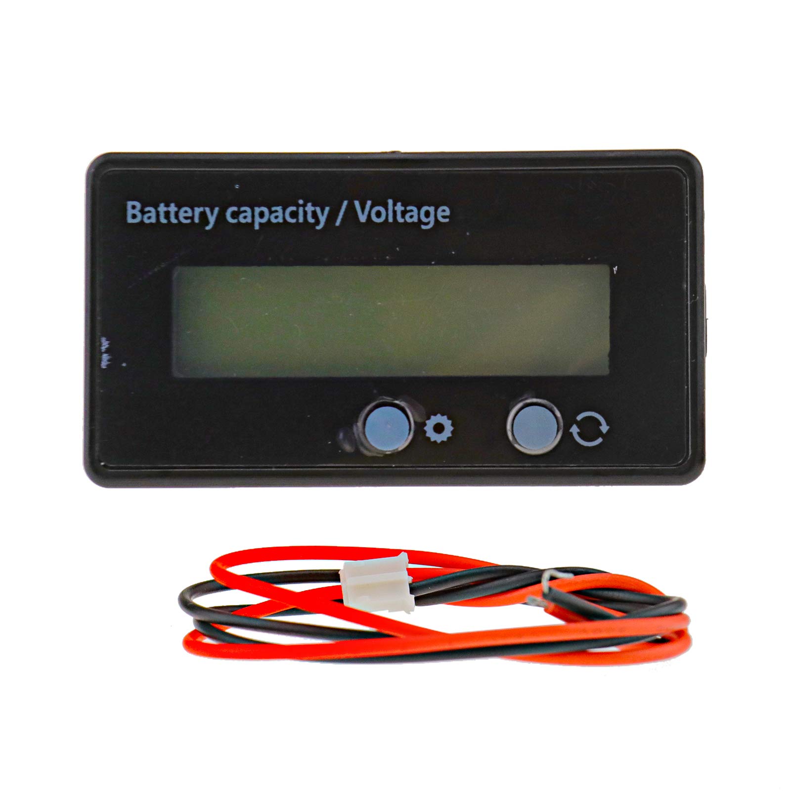 Be In Your Mind LCD Voltage Voltmeter Monitor, Digital Voltage Monitor Meter Battery Capacity Tester