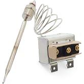1177 High Limit Fryer Switch LCCM2003000 Replacement for ATOSA 301030005 Gas Fryer Hi Limit Thermostat with 3/8" Mpt Stuff Box Hi Limit 232℃/450&deg;F