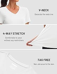 MAGCOMSEN Shirts for Women Short Sleeve T-Shirts