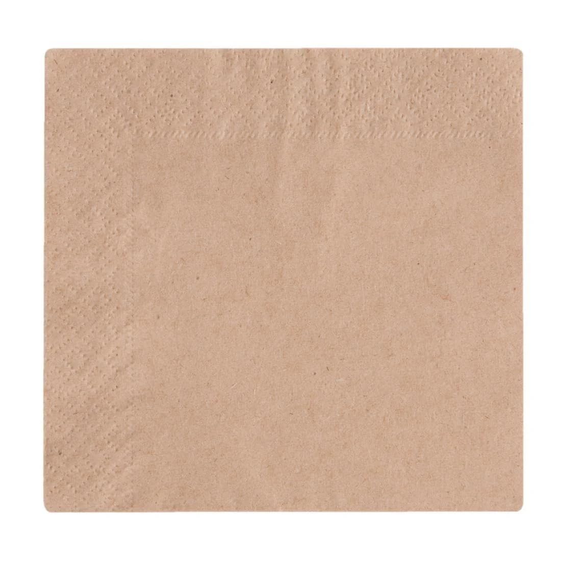 Vegware 2S4000 unbleached napkin, 24 cm, 2-Ply (Pack of 4000)