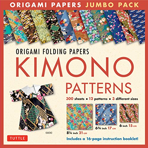 Origami Folding Papers Jumbo Pack Kimono Patterns 300 HighQuality