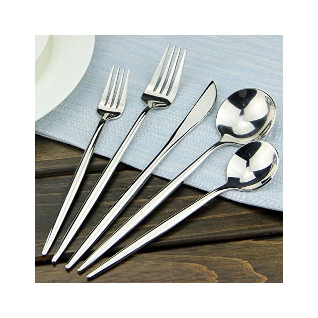 Silverware, Luxury Royal 20 Pieces 18/10 Stainless Steel Steak Knife