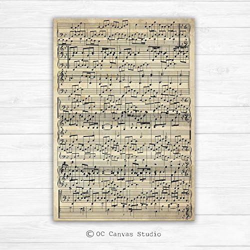 Music sheets custom canvas print. Custom canvas art print. Cotton framed canvas print. House decor. Gift for parents. Gift for musician.