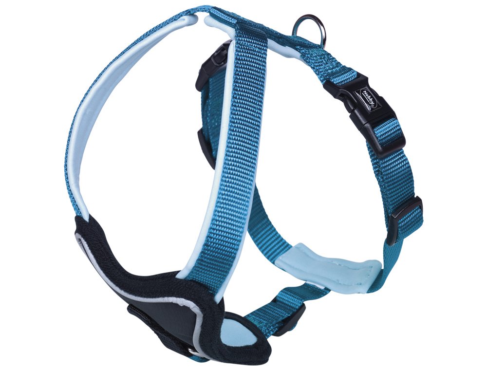 Nobby Comfort harness "Classic Preno" grey width: 25 mm; length: 69-83 cm + 66 cm