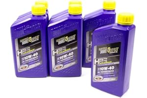 Royal Purple (36140-6PK HPS 10W-40 Synthetic Motor Oil with Synerlec Additive Technology - 1 Quart, (Case of 6)