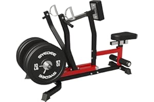 syedee Seated Row Machine, Back Machine Gym Equipment Plate Loaded, Adjustable LAT Machine with Independent Arms & Multi Grip Positions, 400LBS Capacity