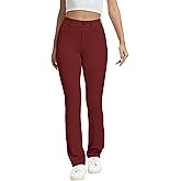 VIMPEP Women’s Fleece Lined Dress Pants Stretchy High Rise Straight Leg with Pockets Yoga Work for Cold Weather 1203