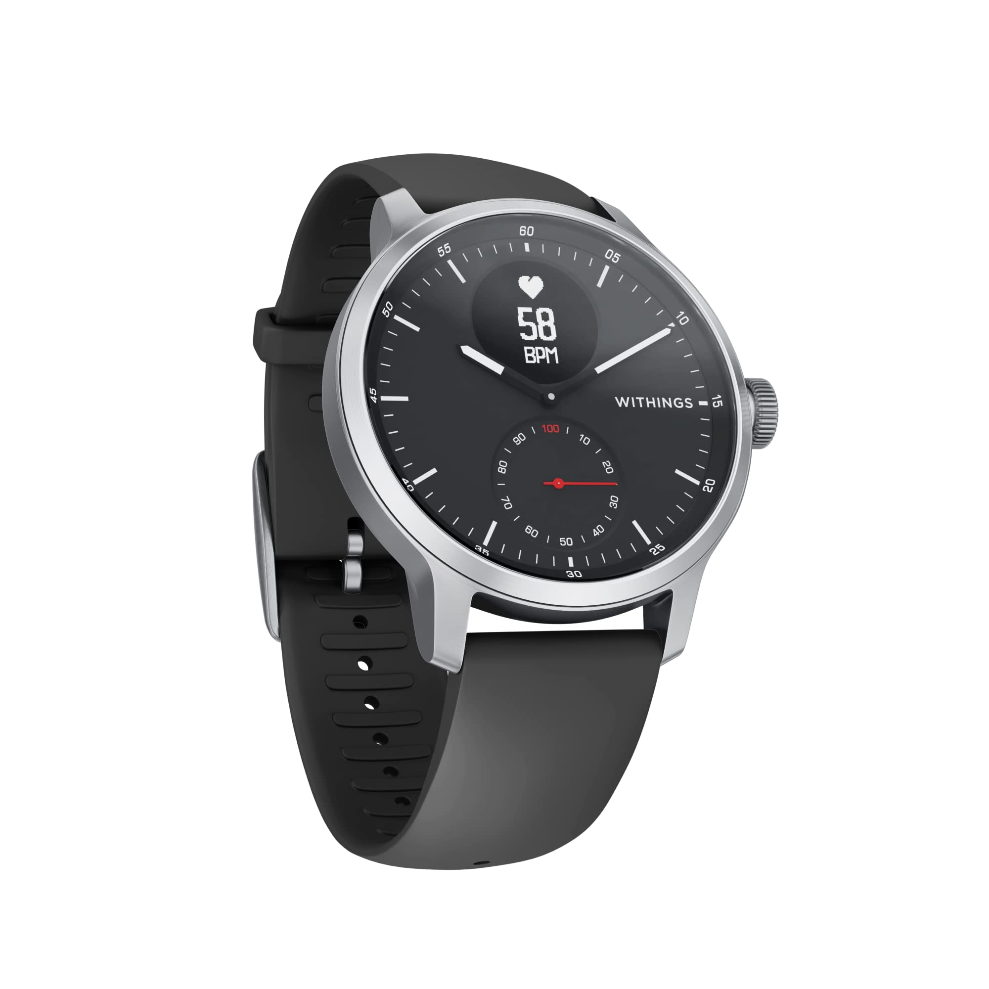 Withings Withings ScanWatch Hybrid Smartwatch with ECG, Heart Rate Monitor and Oximeter