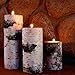 Real Birch Log Tea-Light Candleholder Set (3) (Candles Included) Clear Sealed Tops to Protect The Wood & Felt Covered Bottom to Protect Your Furniture.