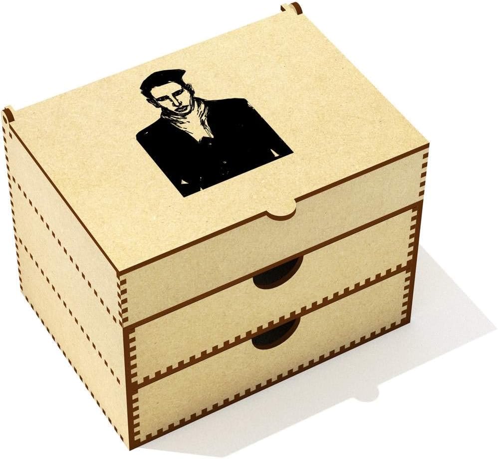 Azeeda 'Marilyn Manson Portrait' Vanity Case / Makeup Box (VC00009398)