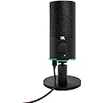 JBL Quantum Stream: Dual pattern premium USB Microphone for Streaming, Recording and Gaming, Voice monitoring with easy volume control, (Black) (Renewed)