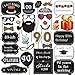 90th Birthday Photo Booth Props - 31-pc Selfie Props with 8 x 10-Inch Sign, 45 Adhesive Pads, 35 Sticks - 90th Birthday Props - Funny Birthday Photo Booth Props