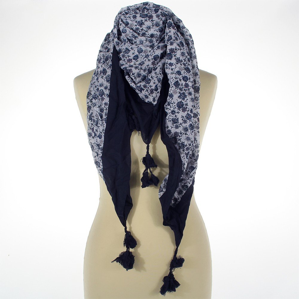 Abercrombie & Fitch Scarf Tuch 54015850150542 BlueWhiteGrey Amazon