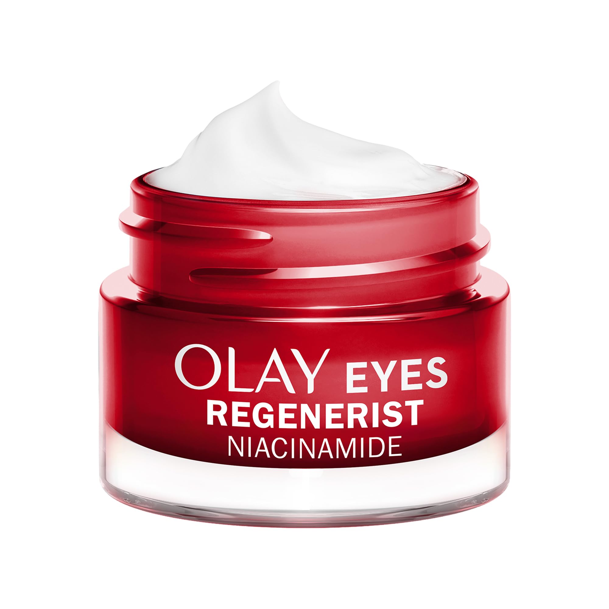 Olay Niacinamide Eye Cream Anti-Wrinkle + Age Defying Skincare Eye Moisturiser With Anti-Ageing Niacinamide, Renews and Hydrates, Improves Signs of Ageing, Non-greasy, Fragrance Free, 15ml