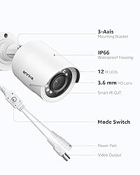 ANNKE 1080p Security Camera 4-in-1 CCTV Bullet