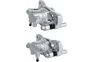AUTO SHACK AutoShack Rear Brake Calipers Assembly Pair Set of 2 Driver and Passenger Side Replacement for Dodge Avenger Caliber Chrysler 200 Sebring Mitsubishi Lancer 2007-2017 Jeep Patriot Compass FWD BC3066PR