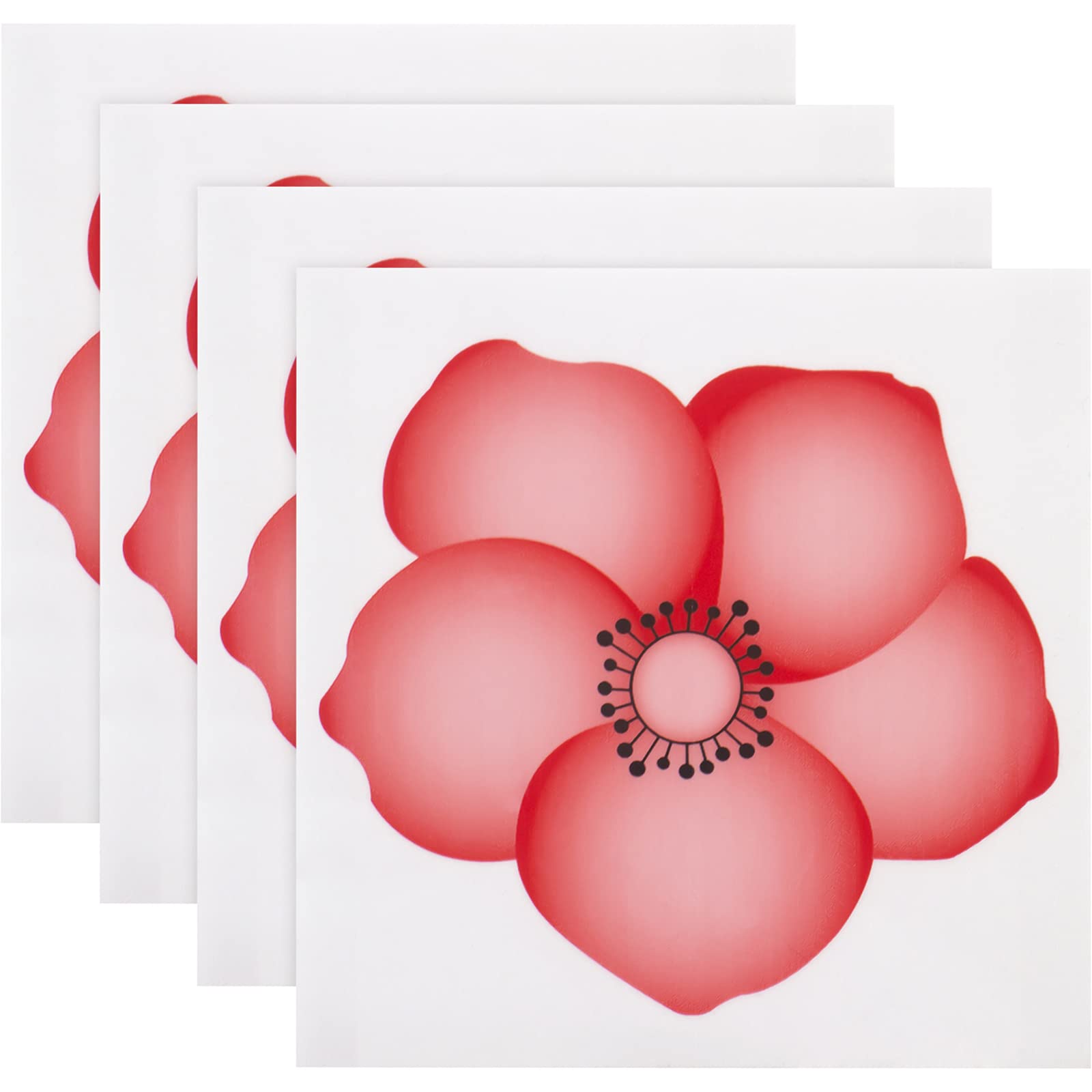 Toekt 30PCS Window Fly Traps, Peach Blossom Window Fly Stickers, Flies Sticker Trap for Indoor Insect Pest Attractor and Eliminator