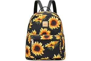 Cusangel Small Backpack Purse, Mini Backpack Purse for Women Girls, Sunflower Backpack for Birthday Thanksgiving Day Mothers Day Gifts