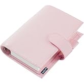 Moterm Personal Luxe Rings Planner - Genuine Leather Binder Organizer (30mm Ring, Pebbled-Quartz)