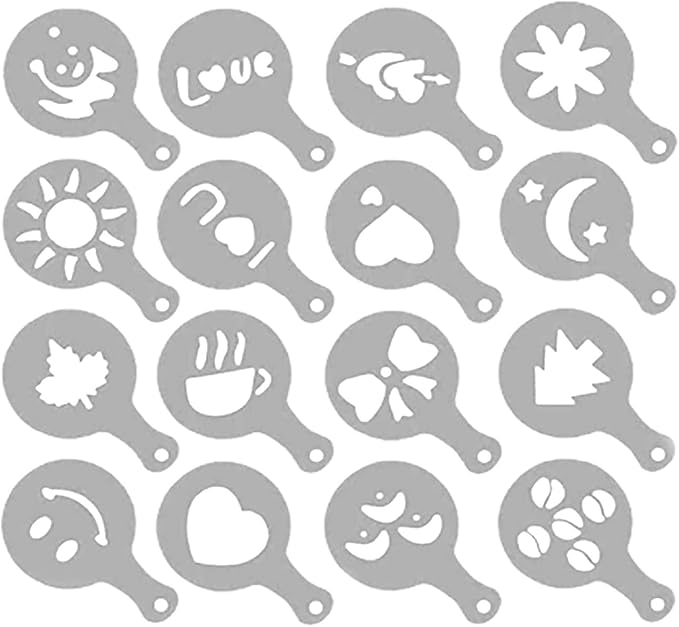 SALA Store Bread Stencils (Set of 16) Perfect for Decorating & Baking Bread Loaves
