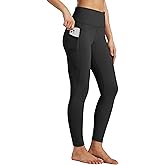 Willit Women's Fleece Lined Leggings Water Resistant Winter Pants Thermal High Waisted Yoga Running with Tights Pockets