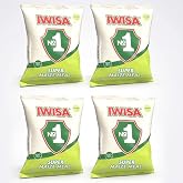 Iwisa Maize Meal 1kg | 4 Pack | South African Pap Meal | Cornmeal |Value Pack| Plastic Bag