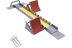 Supvision 35in High-Level Starting Blocks Aircraft Grade Aluminum Running Track Blocks Waterproof and Rustproof 5 Angle Adjustable Pedals for Track and Field Competition