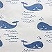Victing Cute Reusable Insulated Lunch Bag Tote Soft Cooler Carry Bag for Travel and Picnic (Whale)