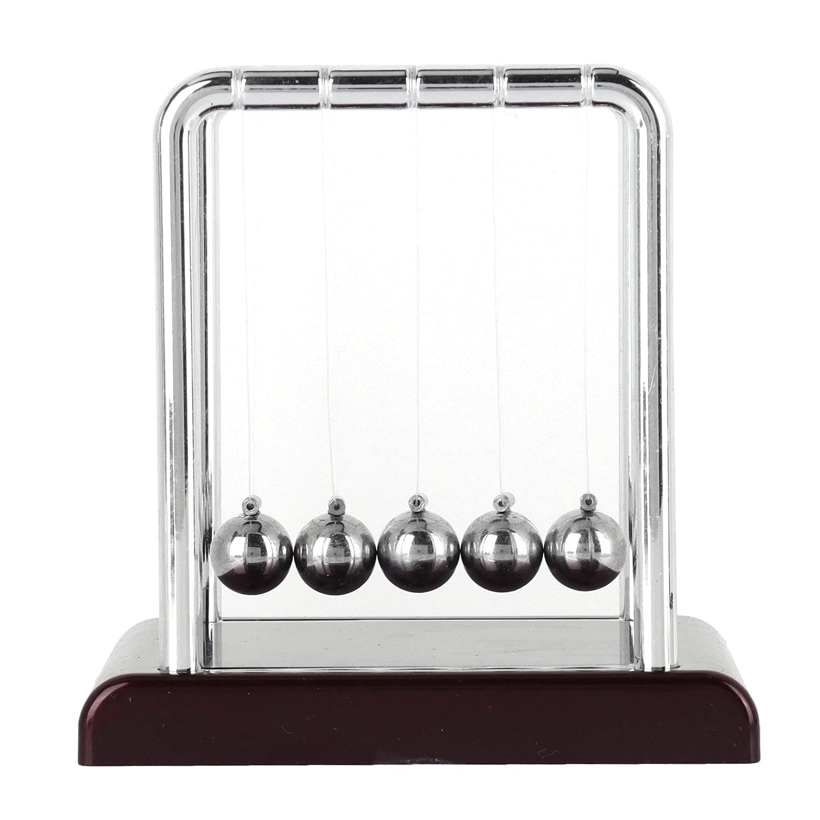 Photo 1 of MUNEFE Cradle Balance Pendulum, Physics Learning Desk Toy, Swinging Kinetic Balls for Home for Stress Relief, Office Home Decoration