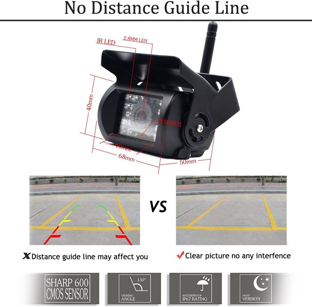 Podofo Wireless Reverse Camera - Image 4