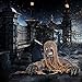 Halloween Haunters Animated Skeleton Groundbreaker with Moving Head and Arms Graveyard Prop Decoration - Battery Operated, Life-Size Shaking Zombie Skull, Scary Howls, LED, Spider Webs - Haunted House