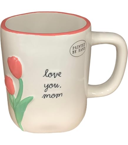 Amazon.com | Rae Dunn MAMA BEAR Mug Double sided - Blue inside