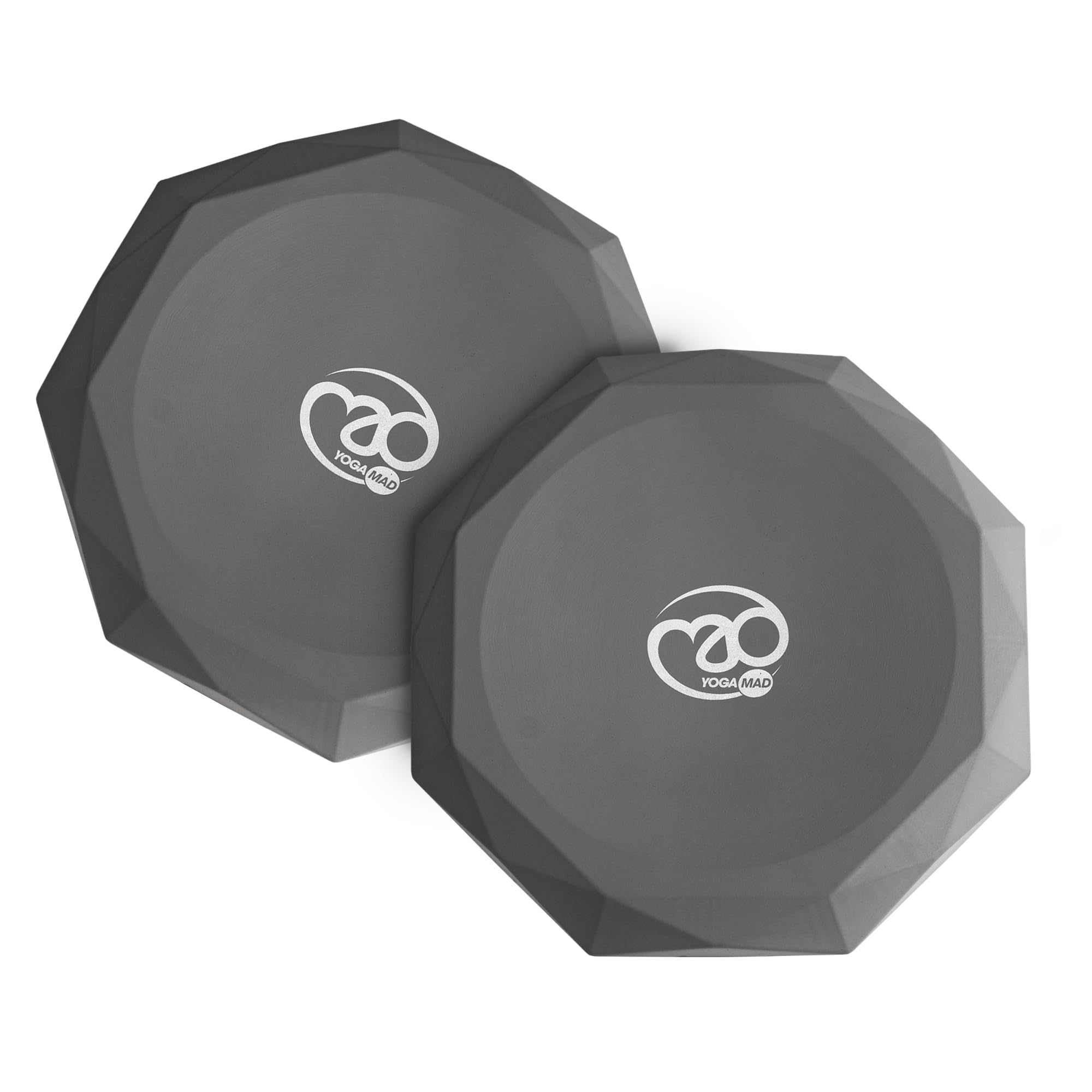 Yoga-Mad Yoga Knee Pads, Set of 2 | Anti Slip Foam Kneeling Pads | Great for Yoga, Pilates, Workouts | Comfortable, Lightweight, Supportive Shape for Knees, Elbows & Wrists