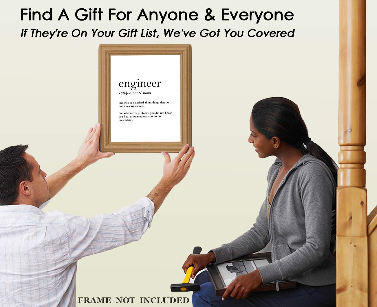 Dorm Accessories Under $15 School Decor Apartment 11x14 Unframed Decorative Wall Art Photo Gift Humorous STEM Science Im an Engineer Im Good at Math Funny Art Print Decor