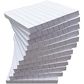 White Sticky Notes Lined 3x3 inches 12 Pads/Pack 100 Sheets/Pad White Self-Stick Note Pads with Lines, Easy Post Individually Wrapped Carton Packaging, Office Supplies School Gift Set