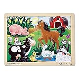Kitchen MELISSA & DOUG ON THE FARM JIGSAW (Set of 3) Book