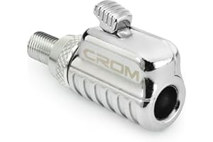 CROM Air Chuck Tire Inflator – Lock-On Chuck with 1/4-Inch F NPT Open Flow, for Dually Trucks, RV, Bicycle, Car Semi (Air Chu