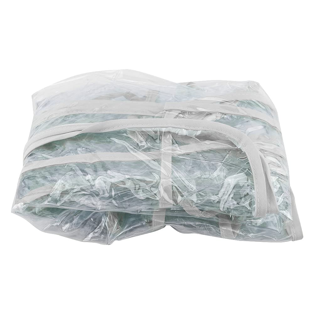 Transparent Baby Stroller Rain CoverUniversal Rain Cover for Buggy, Stroller Pram Pushchairs from Rain Wind Snow Dust(Eva Half Open Window) Bottle Holders, Universal Bags and Other Accessories