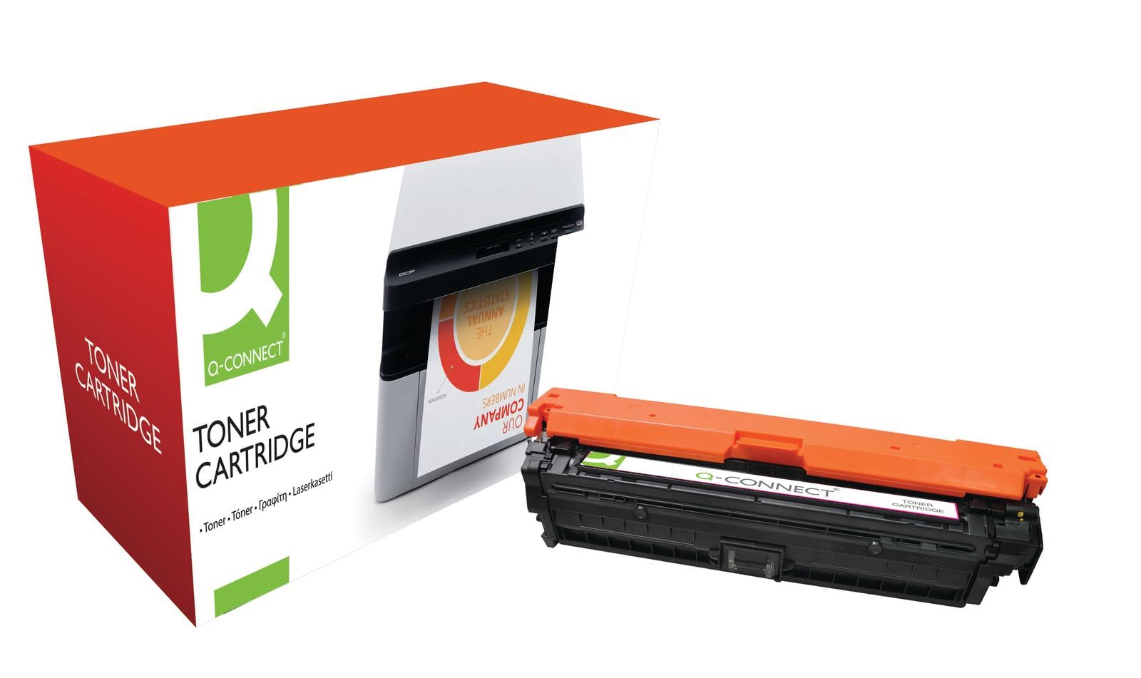Q-Connect HP 307A Remanufactured Laserjet Toner Cartridge Magenta CE743A