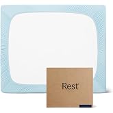 REST&reg; Evercool&reg;+ Cooling Fitted Sheet for Hot Sleepers, King | Cool-to-Touch Fabric for Night Sweats, Moisture-Wicking, 15" Deep Pocket Fits Up to 18" Mattress, Machine Washable