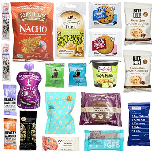 High Protein Fitness Healthy Snack Box: Premium Mix of Healthy Gourmet Protein Snacks On The Go Meal - //coolthings.us