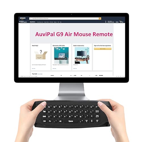 AuviPal G9 Backlit Wireless Air Mouse Remote with QWERTY
