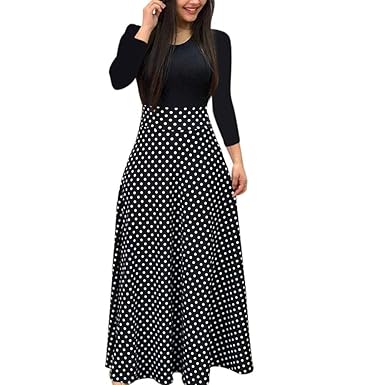 vestito lungo mezza manica