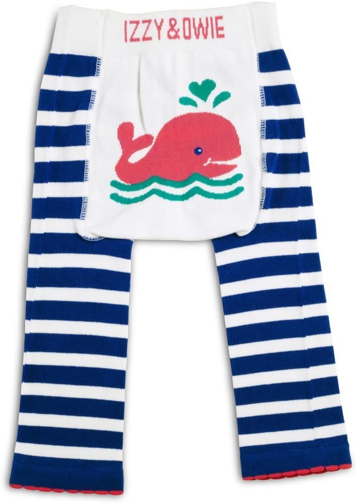 Izzy & Owie Baby Girl Leggings Whale, 12-24 Month, Pink, 12-24 M