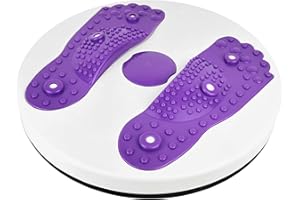 H H&J HUAJIAN Waist Whisper Disc Twister Board Body Twister Waist Twister Body Shaping Rotating Board for Women's Twisting Sports Equipment Aerobic Exercise Foot Massage