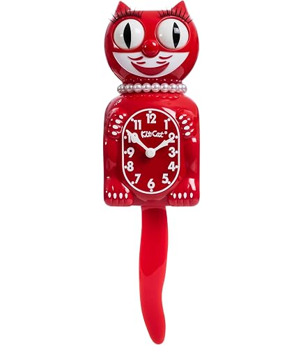 Amazon.com: Kit-Cat Clock Limited Edition CLASSIC GREEN LADY - Cat