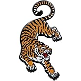 REAL SIC Siberian Tiger Pin - Premium Gold Plated Enamel Pins, Zoo Souvenir Animal Lapel Pin for Fitted Outfits, Made of Metal Tiger Brooch for Backpacks Jacket Hats, Ideal for Wildlife Enthusiasts