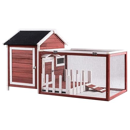 Amazoncom Hth Online Store Wooden Rabbit Hutch Chicken Coop Bunny