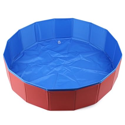Longwey zusammenklappbare, tragbare PVC-Badewanne für Hunde und Katzen
