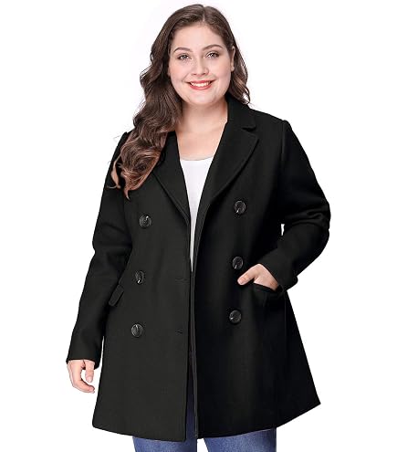 Amazon.com: Agnes Orinda Women's Plus Size Winter Coats Elegant